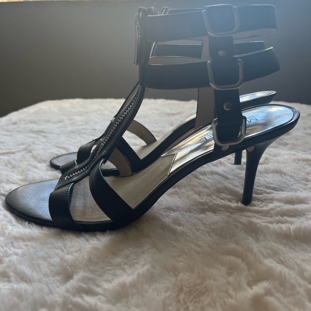Michael Kors Black Strappy Heels